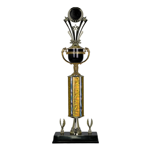 Trofeo de Tubo con Figura Serie 442 de Estrella Holder